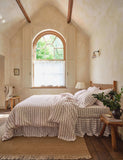Piglet in Bed linen stripe duvet cover, imported from the UK