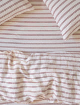 M&S Piglet In Bed Linen Rich Kemptown Stripe Fitted Sheet- Buy online at McGrocer
