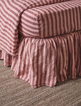 M&S Piglet In Bed Linen Rich Pembroke Striped Valance Sheet- Buy online at McGrocer