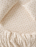 Piglet in Bed linen rich posy bud fitted sheet, imported from the UK