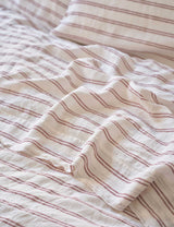 M&S Piglet In Bed Linen Rich Striped Flat Sheet- Buy online at McGrocer