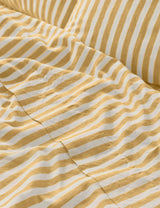 M&S Piglet In Bed Linen Rich Striped Flat Sheet- Buy online at McGrocer