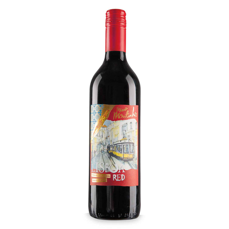 Portuguese red wine Lisboa Red, imported from the UK