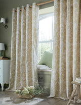 M&S Laura Ashley Lloyd Pure Cotton Eyelet Curtains- Buy online at McGrocer