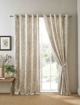 M&S Laura Ashley Lloyd Pure Cotton Eyelet Curtains- Buy online at McGrocer