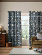 M&S William Morris At Home Lodden Pure Cotton Eyelet Curtains- Buy online at McGrocer
