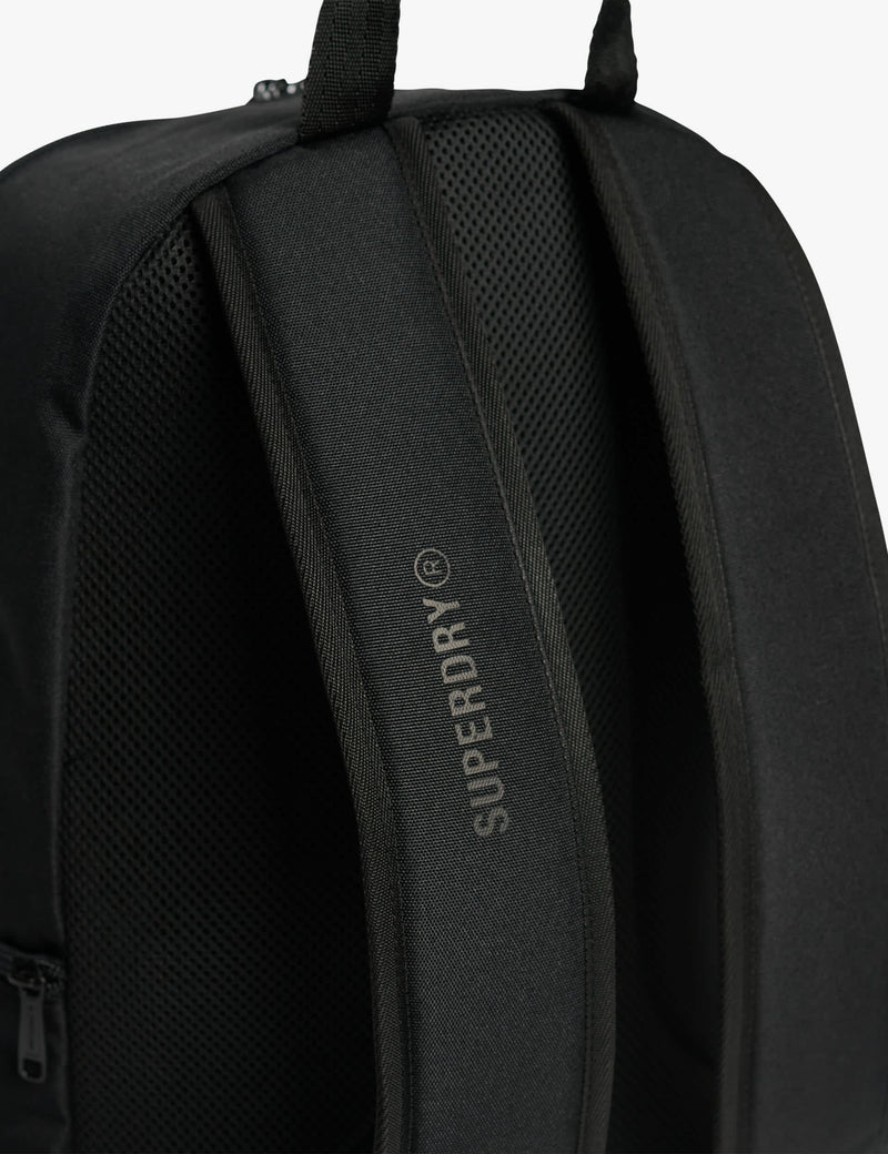 Superdry logo backpack with embroidered branding (British brand)