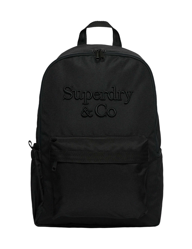 Superdry logo backpack with embroidered branding (British brand)