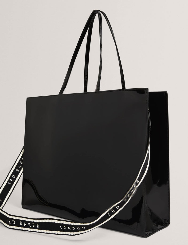 Ted Baker logo webbing glossy tote bag - British product