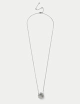 M&S M&S Long Puff Circle Pendant Necklace- Buy online at McGrocer