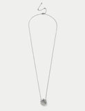 M&S Long Puff Circle Pendant Necklace, UK version