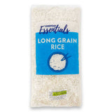 Long grain white rice, free from soy and mustard (British brand)