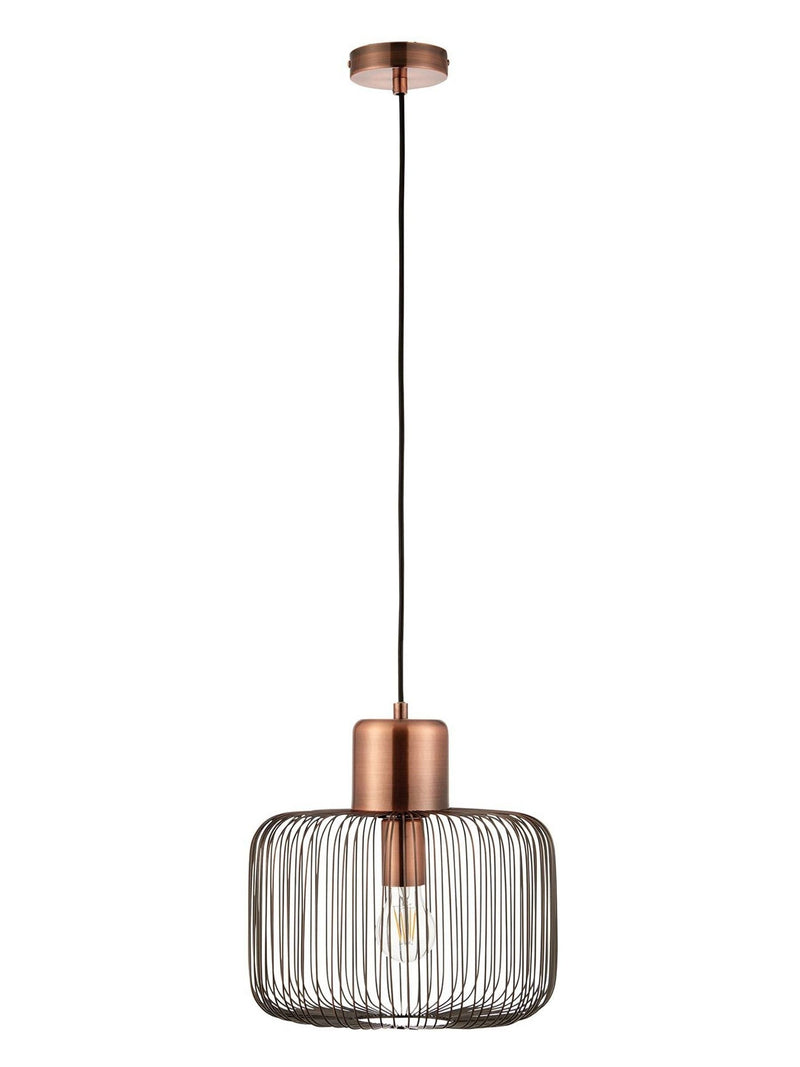 Gallery Home copper Nichol ceiling light pendant (British brand)