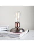 Gallery Home Copper Halsy industrial table lamp - British product