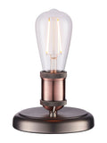 Gallery Home Copper Halsy industrial table lamp - British product