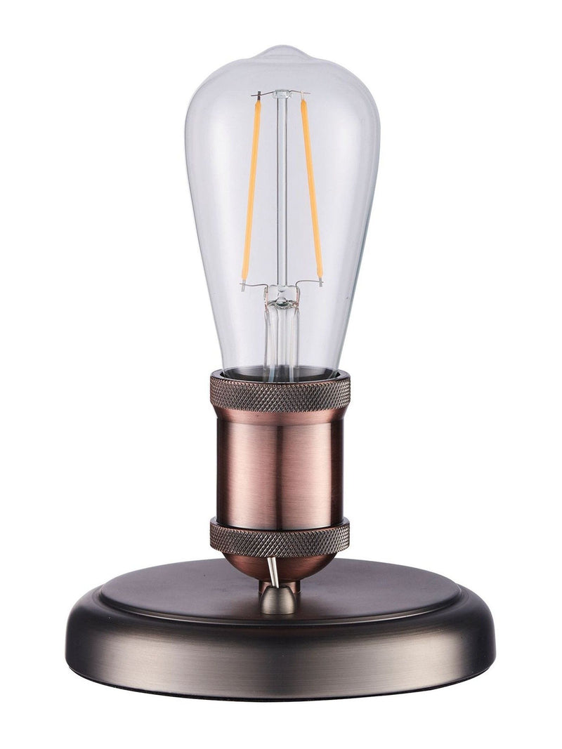Gallery Home Copper Halsy industrial table lamp - British product