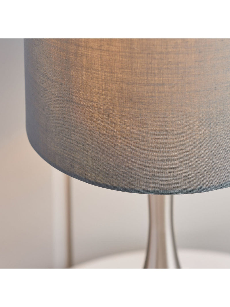 Lampe de table Gallery Home ambiance argentée gradation tactile (marque britannique)