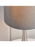 Lampe de table Gallery Home ambiance argentée gradation tactile (marque britannique)