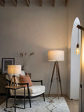 Bronx brown plug in wall light, UK version