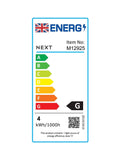 Bronx brown plug in wall light, UK version