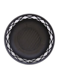 Charles Bentley black large round garden fire pit, UK version