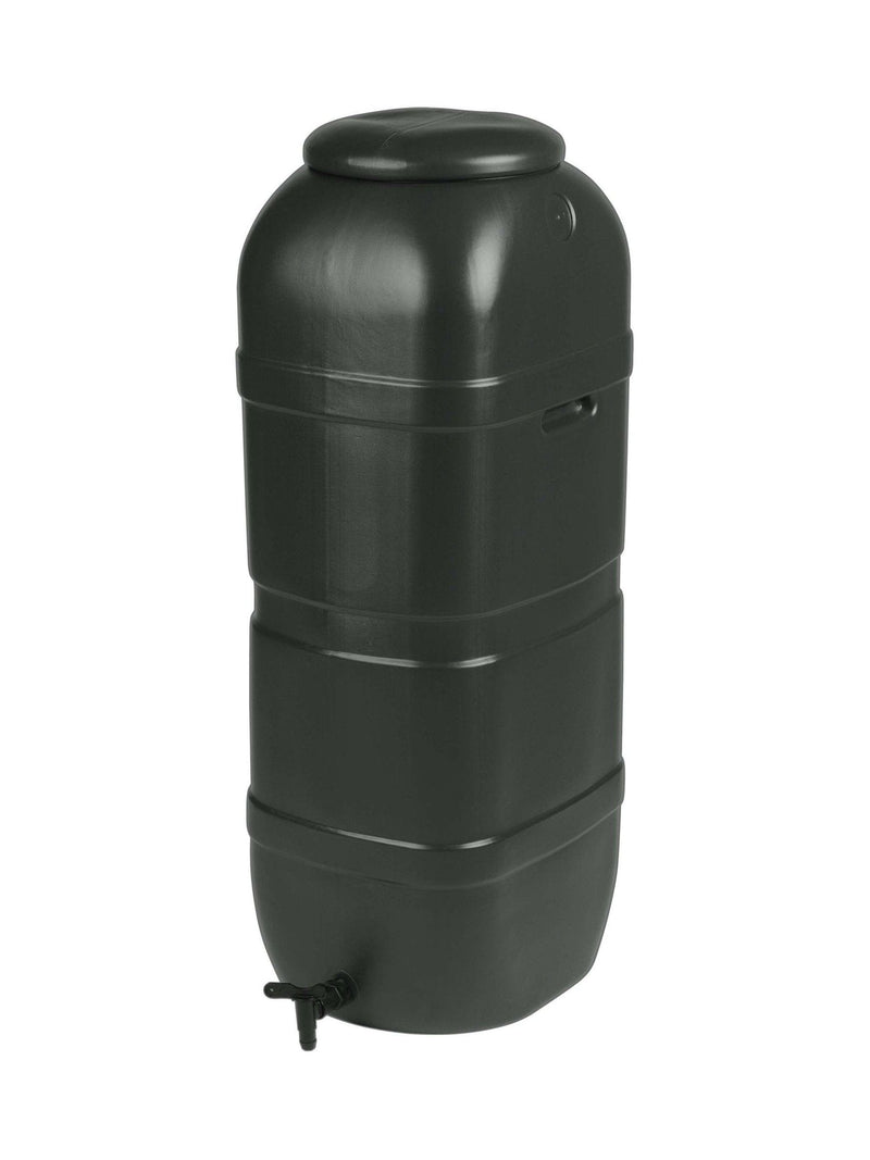 Charles Bentley dark green garden water butt 100 litre - British product
