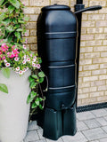 Charles Bentley dark green garden water butt 100 litre - British product