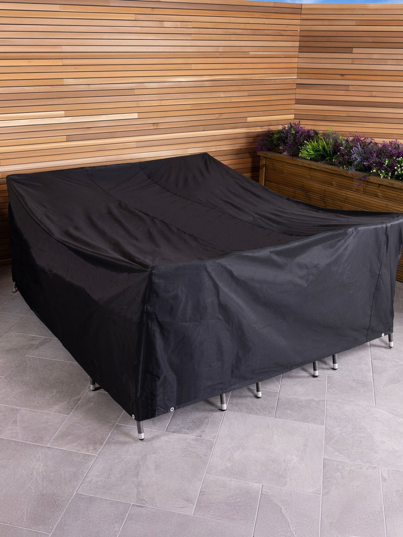 Charles Bentley black premium rectangular garden furniture cover (British brand)