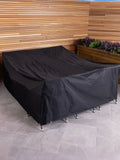 Charles Bentley black premium rectangular garden furniture cover (British brand)