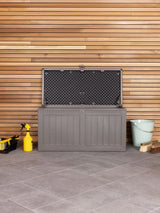 Next Charles Bentley Beige 190L Outdoor Plastic Garden Storage Box- Buy online at McGrocer