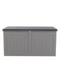 Charles Bentley garden storage box beige 190L, imported from the UK