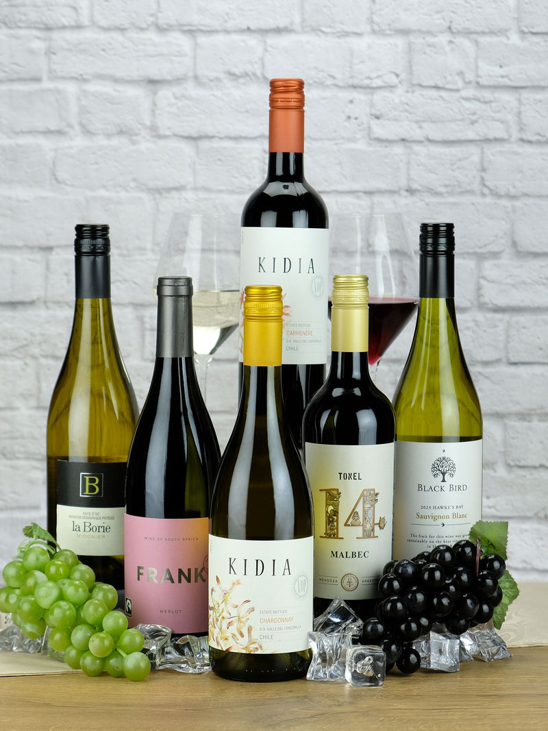 Le Bon Vin mixed red and white wine case 6x 750ml - British product