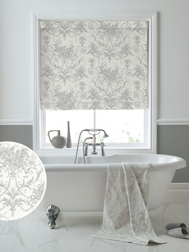 Laura Ashley Tuileries Roman blind in 100% cotton - British product