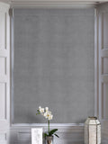 Voyage Platinum roman blind in light grey - British product