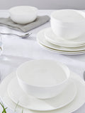Royal Worcester White Serendipity 12 piece dinner set, imported from the UK