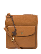 Next Conkca London Dark Tan Lauryn Leather Cross-Body Bag- Buy online at McGrocer