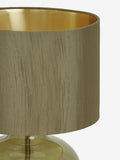 Connor green table lamp 41cm, imported from the UK