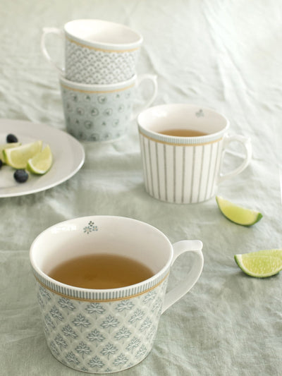 Next Laura Ashley White Bone China Set of 4 Mug Sets- Buy online at McGrocer