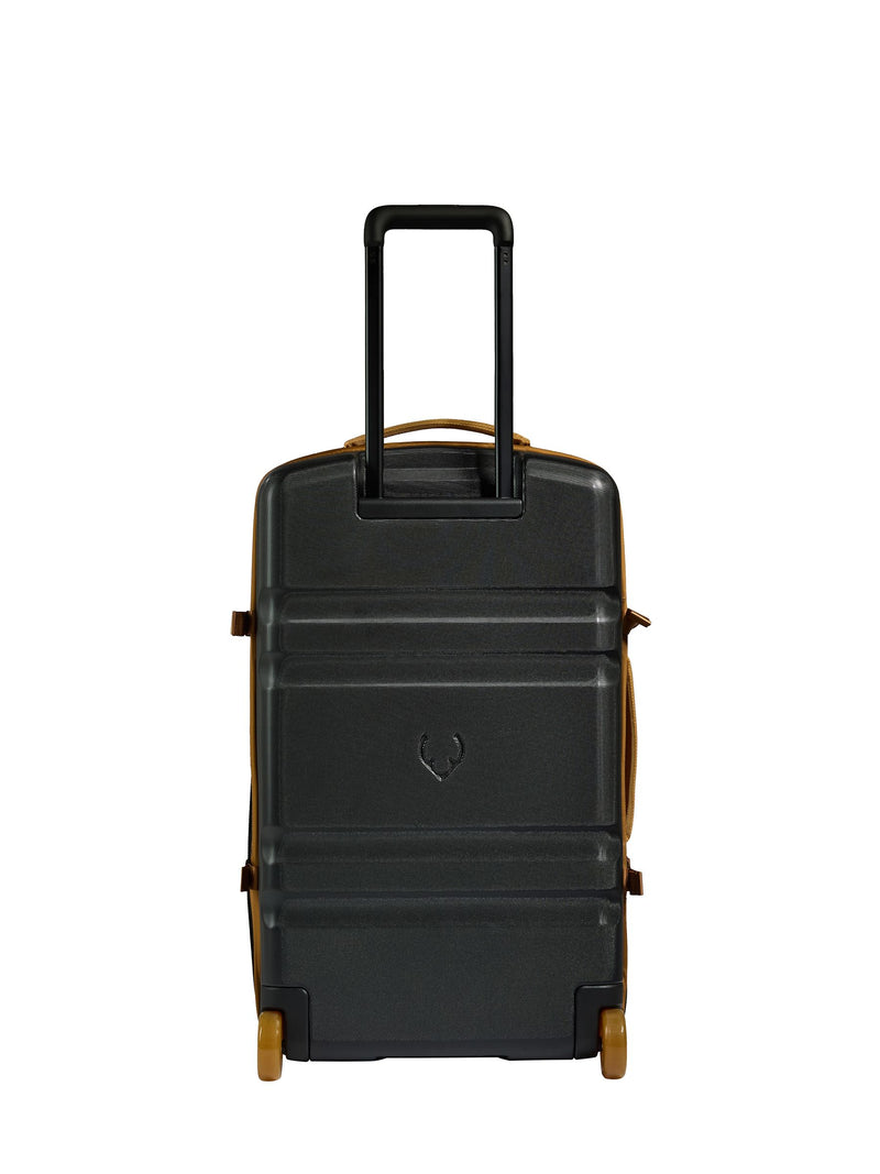 Antler wheeled duffle bag yellow polycarbonate, imported from the UK