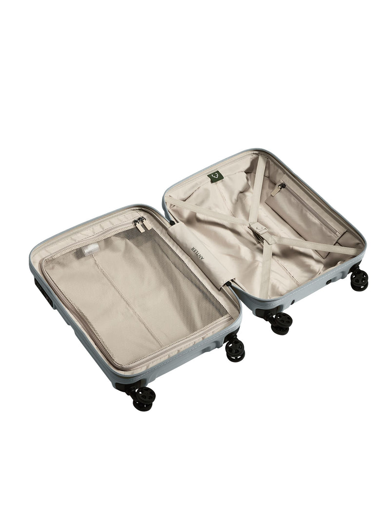Antler Blue Single Stripe cabin spinner bag (British brand)