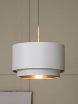 Next White Rico 2 Tier Easy Fit Lamp Shade 20x33cm- Buy online at McGrocer