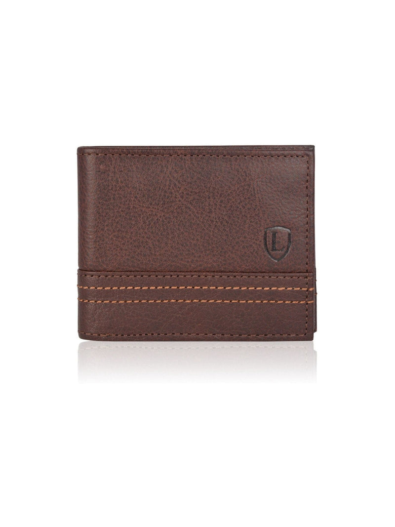 Lakeland Leather brown men's Keswick wallet - British product
