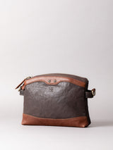 Next Lakeland Leather Dark Brown Hartsop Zip Cross-Body Bag- Buy online at McGrocer