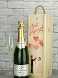 Le Bon Vin Just Married sparkling wine 750ml, UK version