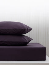 Next Purple Blackberry Cotton Rich Fitted Bed Sheet- Buy online at McGrocer