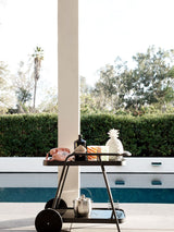 Next Novogratz Black Outdoor Garden Barbie Bar Cart- Buy online at McGrocer