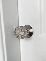 Next Laura Ashley Chrome Vivien Glass Mortice Door Knob Pair- Buy online at McGrocer