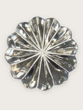 Laura Ashley Chrome Vivien Glass mortice knob pair (British brand)