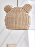 Natural teddy bear rattan easy fit light shade (British brand)