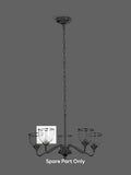 Gloucester clear glass spare shade for 5 light, UK version